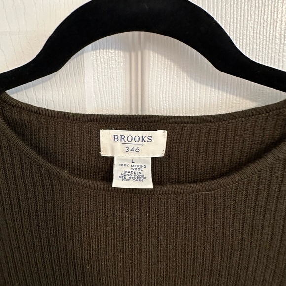 Merino Brooks Brothers Sweater Deep Green - Picture 3 of 7